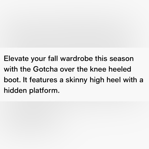 Nine West Gotcha Black Over-the-Knee Platform Boots Sz 8 BNWOB - Picture 5 of 8